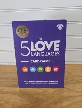 The 5 Love Languages Card Game - Purple by Moose Games